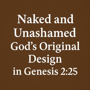 Naked and Unashamed – God's Original Design in Genesis 2:25.