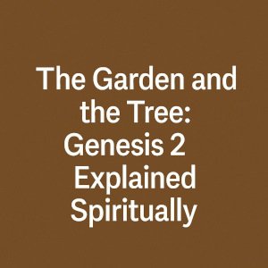 The Garden and the Tree: Genesis 2 Explained Spiritually.