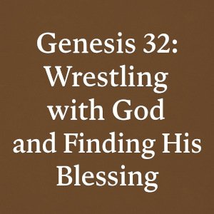 Genesis 32: Wrestling with God and Finding His Blessing.